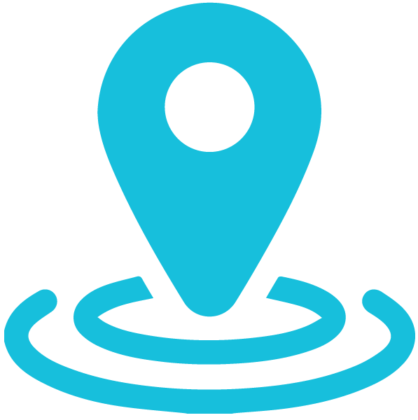 Location pin icon representing dental services in Edgewater, NJ, emphasizing patient-centered care and convenience at Smiles on the Hudson.